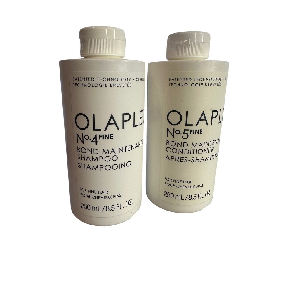 Olaplex No 4 & 5 Fine Bond Maintenance Shampoo and Conditioner Set 8.5oz Sealed